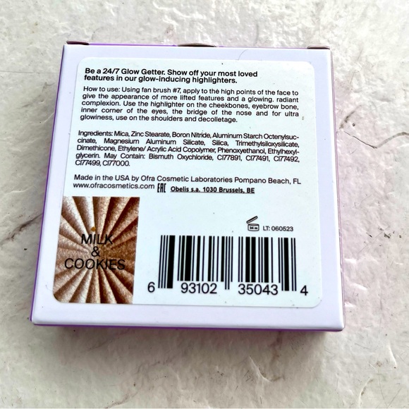 NEW! OFRA HIGHLIGHTER LIQUID-TO-BAKED FORMULA IN SHADE MILK & COOKIES FULL SIZE - Picture 7 of 9